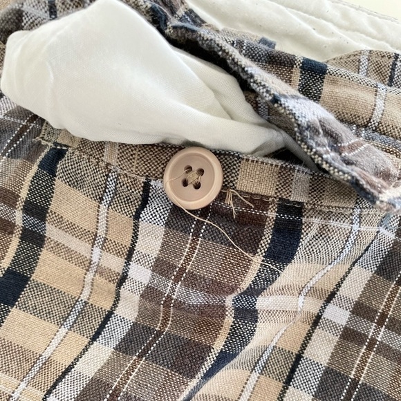 Club Room Tan Plaid Cargo Men’s shorts size 32W - Picture 13 of 15